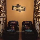 Spa treatment area